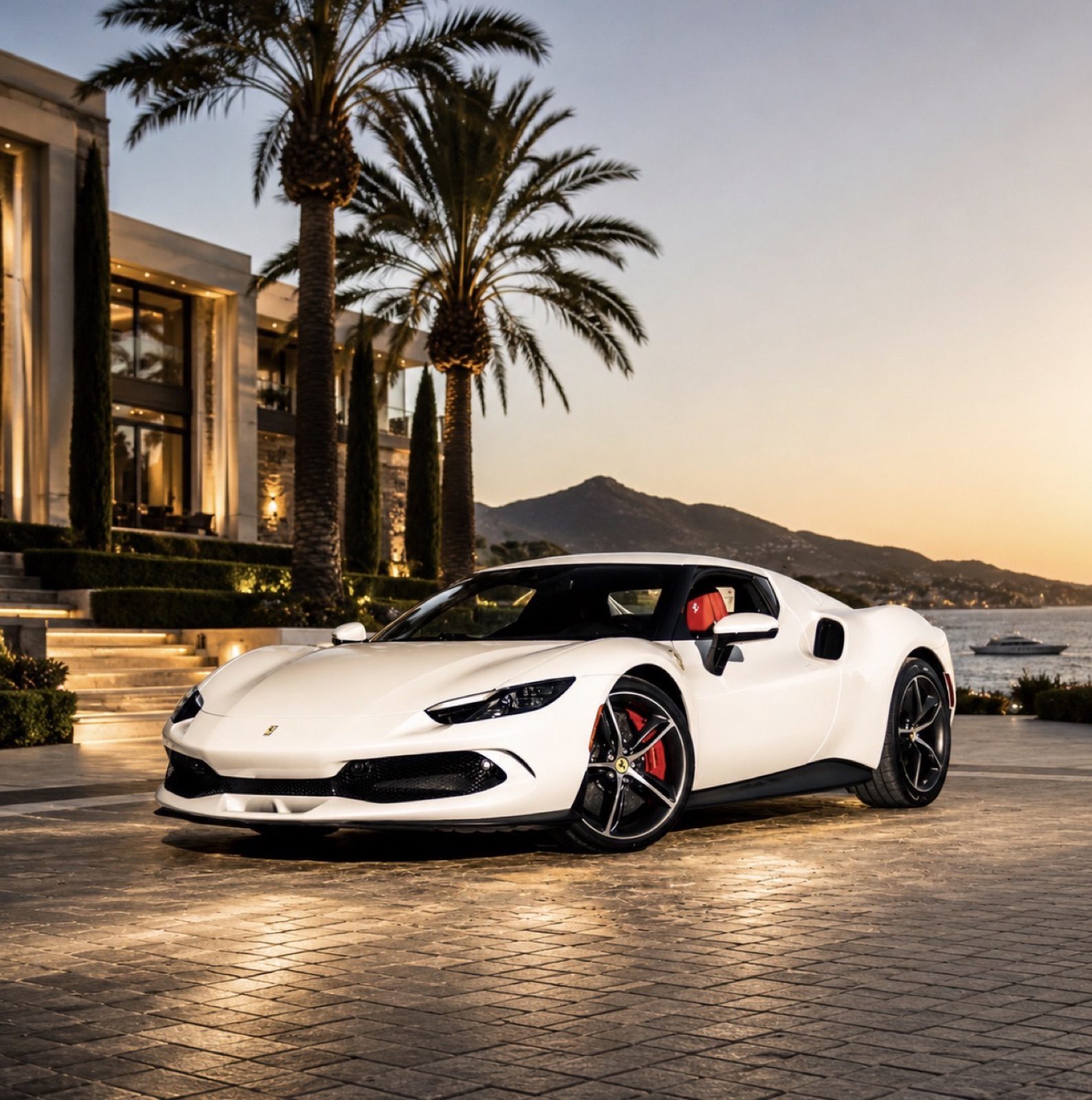 Ferrari 296 GTB exotic car rental Orange County First Class Exotics