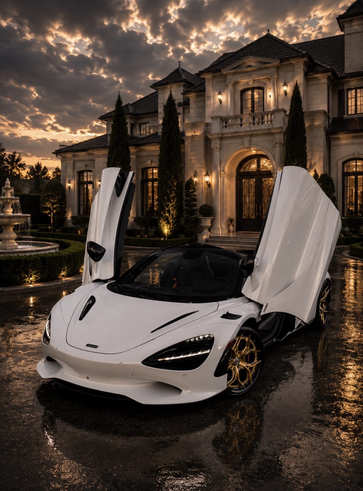 McLaren 750S Spider exotic car rental Orange County First Class Exotics