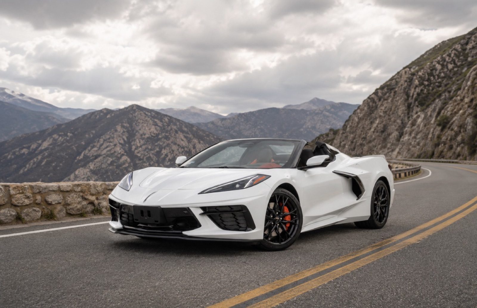 White Chevrolet Corvette C8 Z51 rental Orange County First Class Exotics